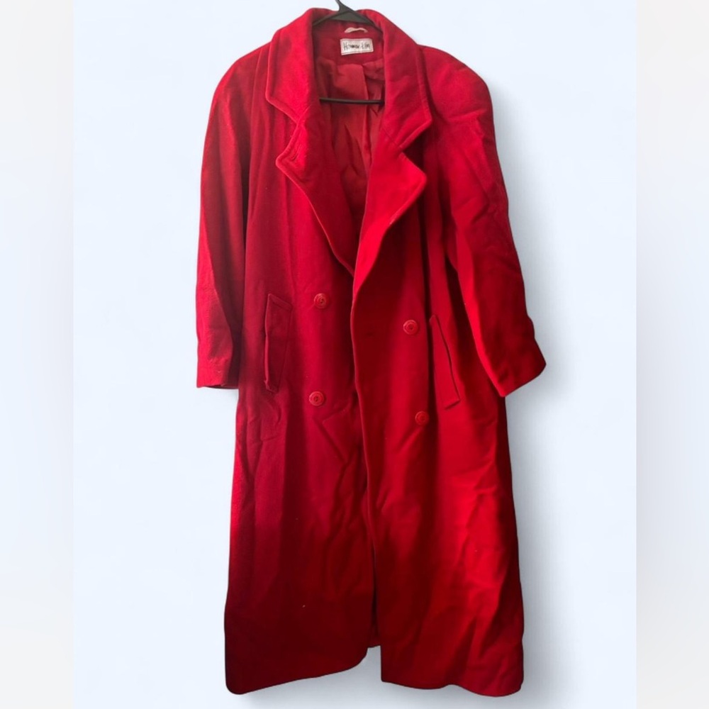 Woolrich Vibrant Red Trench Coat